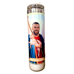 kelce prayer candle chiefs