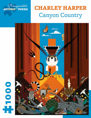 Charley Harper "Canyon Country" 1000-Piece Jigsaw Puzzle